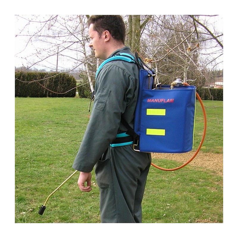 Désherbeur thermique dorsal