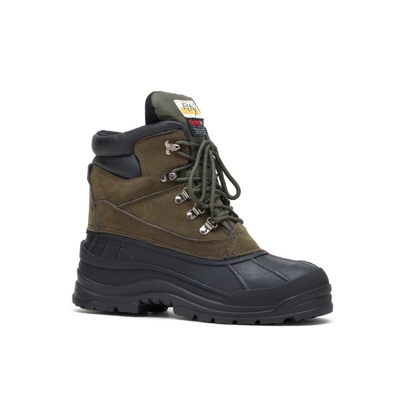 Demi-bottes à lacets grand froid