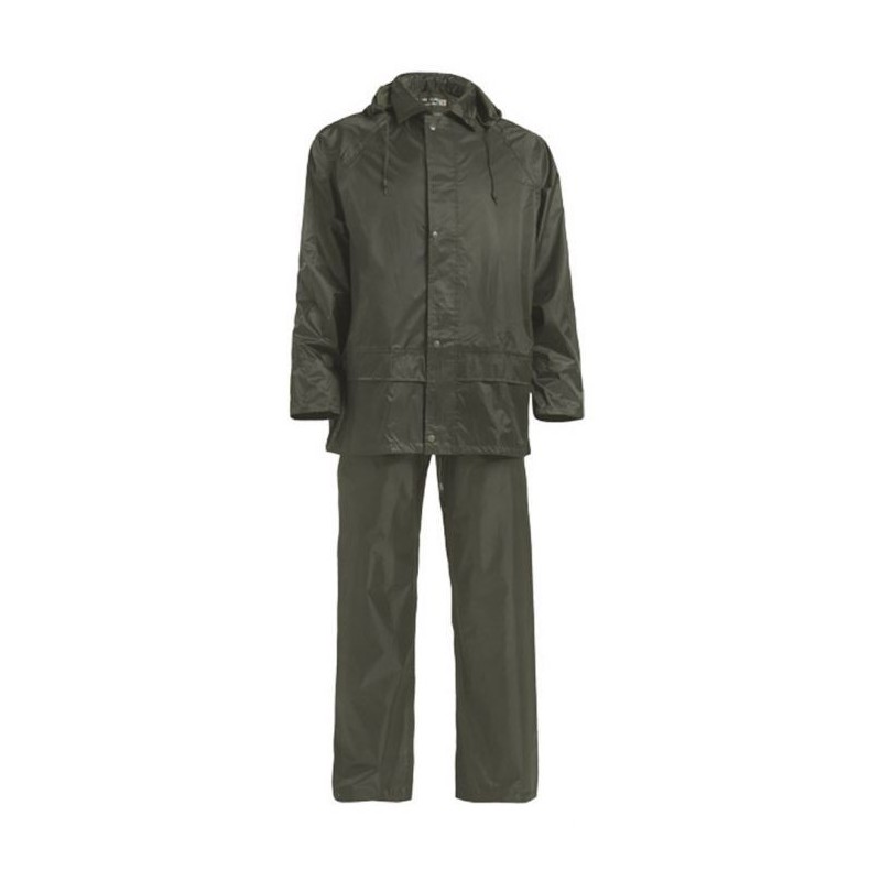 Vêtement de pluie polyester enduit PVC