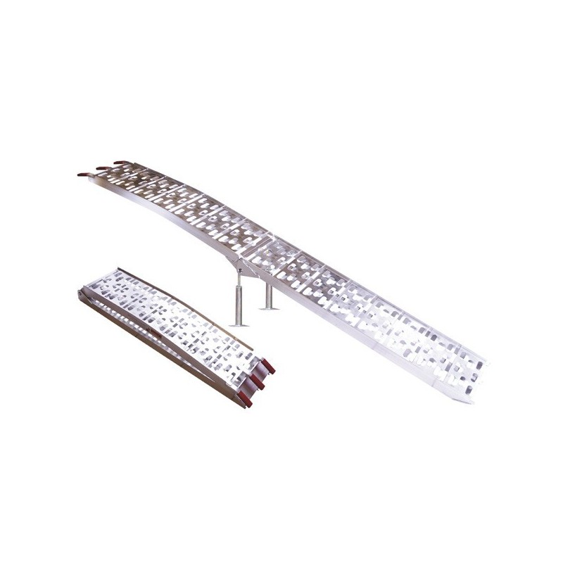 2 rampes pliables de déchargement aluminium