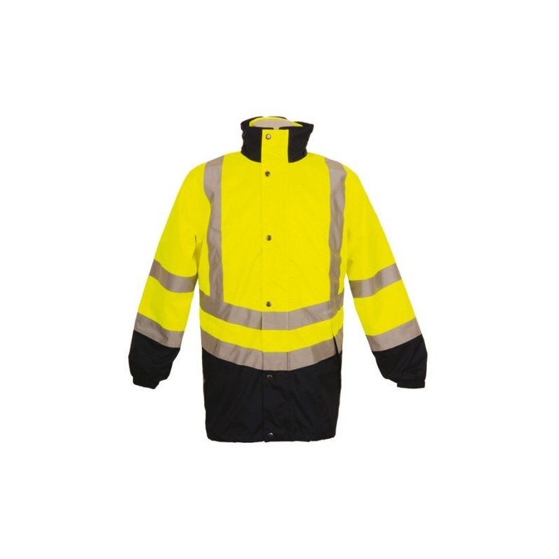 Parka de travail fluo haute visibilité 4 en 1 - taille XXXL