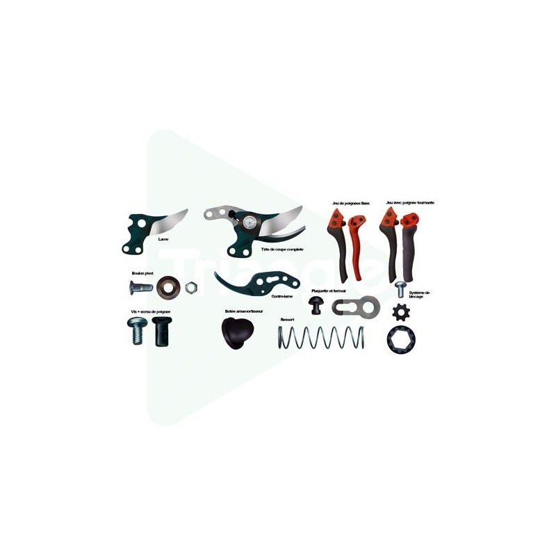 Tête de coupe taille n°2 Gaucher pour Pradines PX et PXR