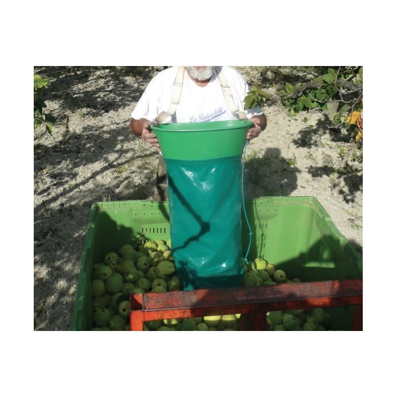 Panier de récolte Kangourou 15L auto-vidant pour maraîchage