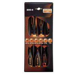Jeu de 6 tournevis mixte BAHCO