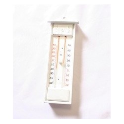 Thermomètre minima/maxima à alcool