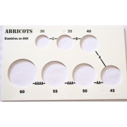 Calibreur abricots