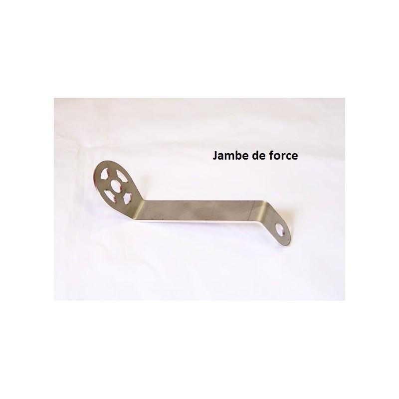 Jambe de force inox pour kit Végécâble complet