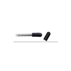 Lot de 10 embouts de protection PVC pour végécâble