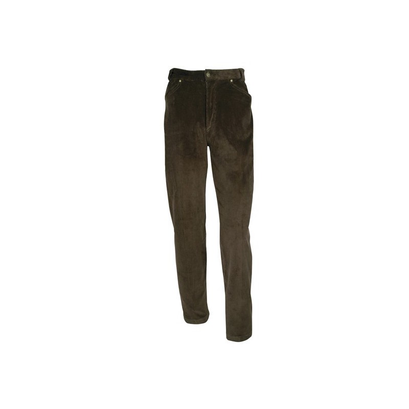 Pantalon en velours marron
