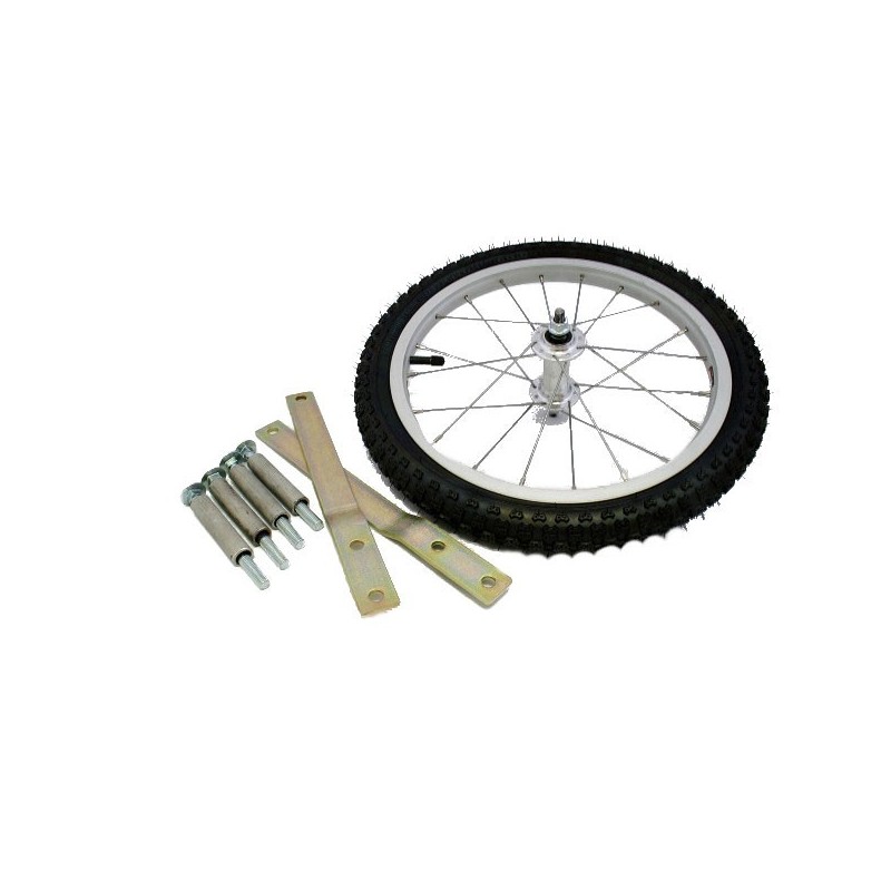 Deuxième roue pour cultivateur à pousser