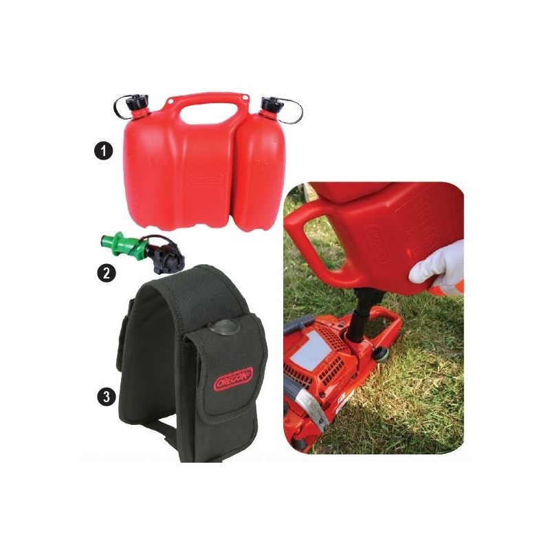 Jerrican double essence/huile Oregon 6 + 3 litres