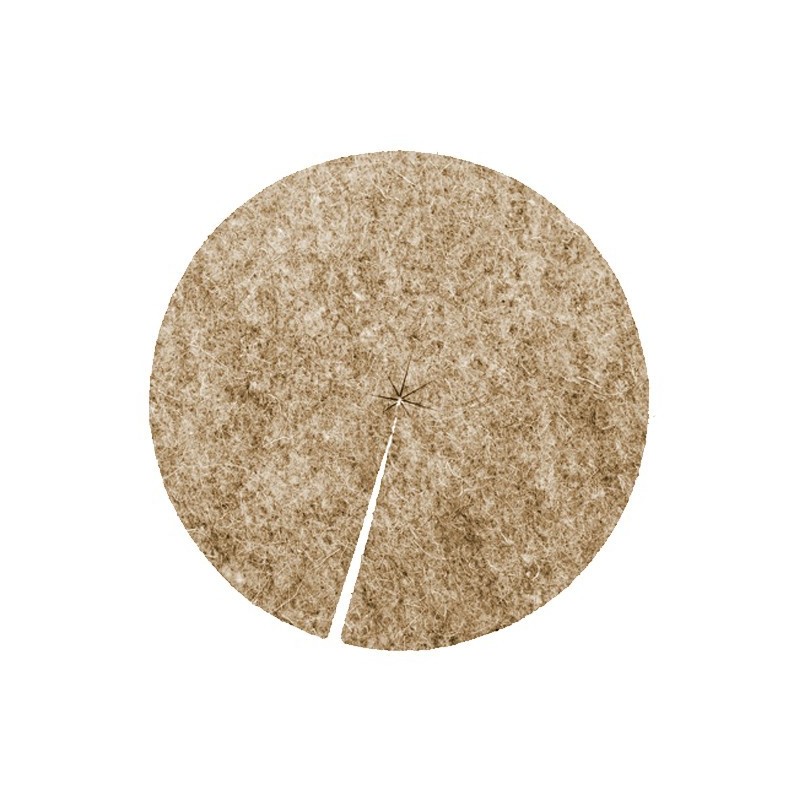 Disques de paillage laine naturelle