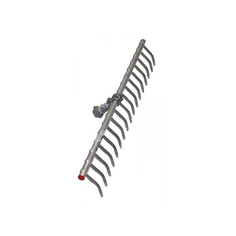 Râteau aluminium 17 dents avec tête inclinable