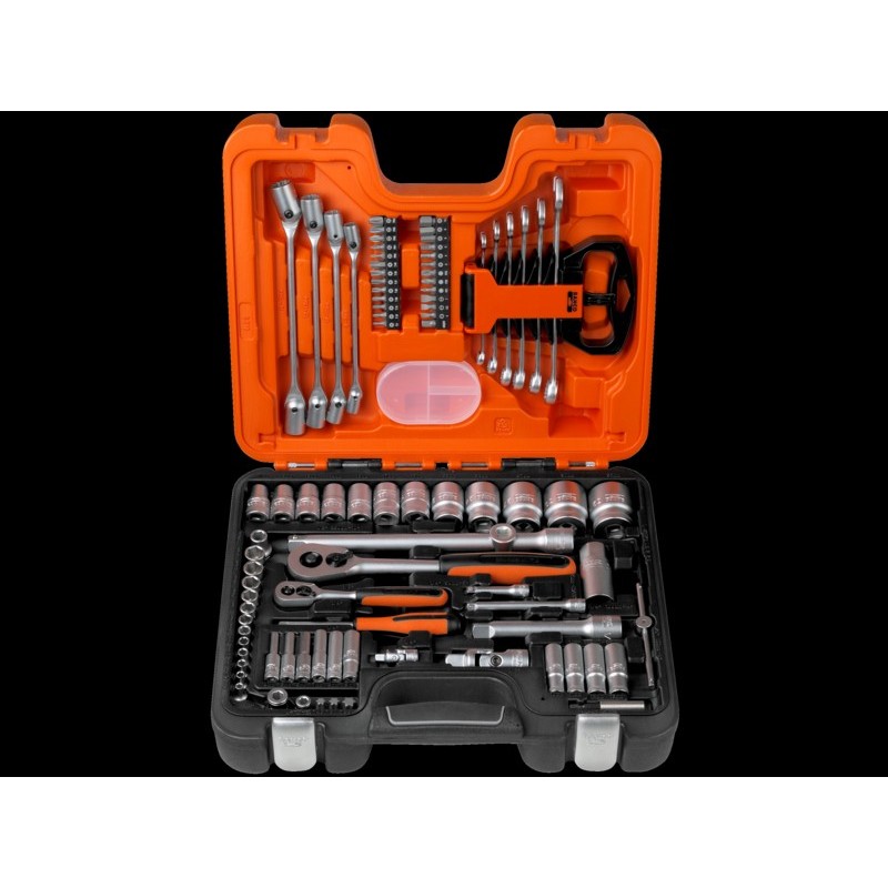Coffret de douilles 1/4"-1/2" et clés mixtes - 92 PCS