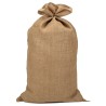 Lot de 10 sacs jute naturel