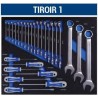 Servante IRIMO 6 tiroirs - 206 outils*