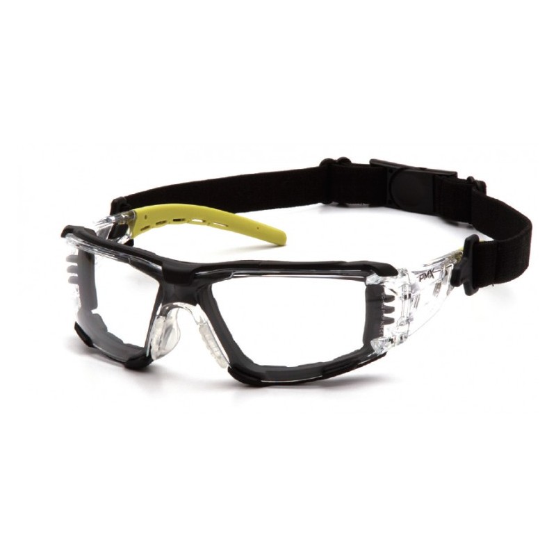 Lunette pro confort avec mousse et élastique.