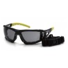 Lunette pro confort avec mousse et élastique.