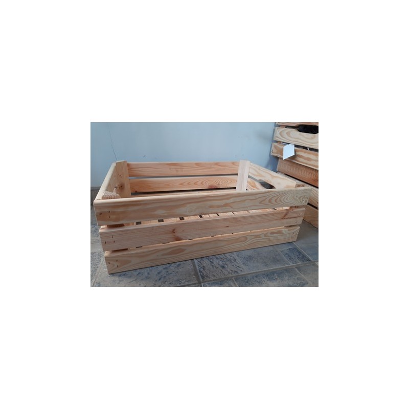 2 caisses en bois pour fruits/légumes