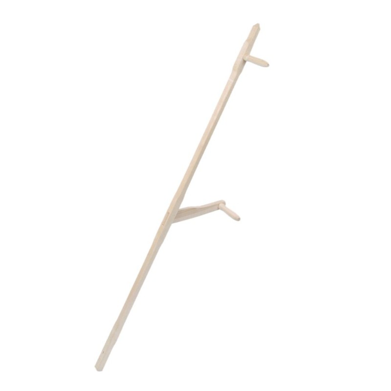 Manche de faux en bois