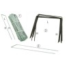 Agrafes pour toile de paillage