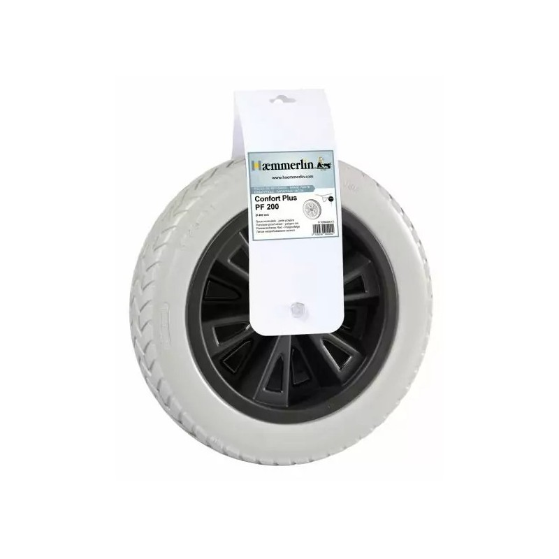 Roue increvable, Ø400mm, PF200