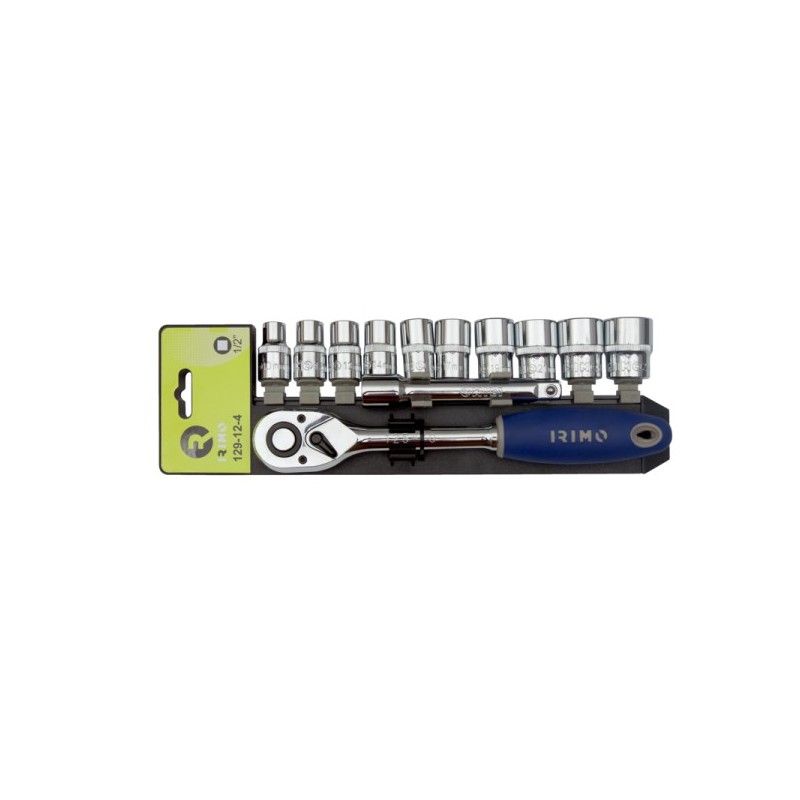 Jeu de 12 douilles 1/2" IRIMO