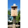 Nichoirs en bois brûlé