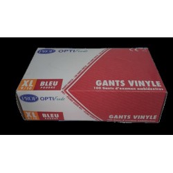 Gants vinyle à usage unique