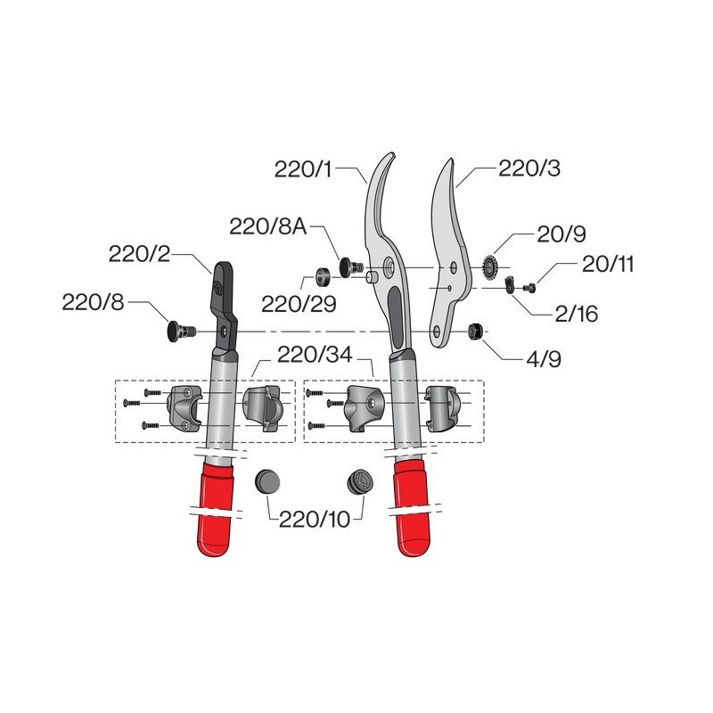 Lame de rechange pour Felco 220