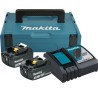 Pack 2 batteries 18V, chargeur, coffret Makita