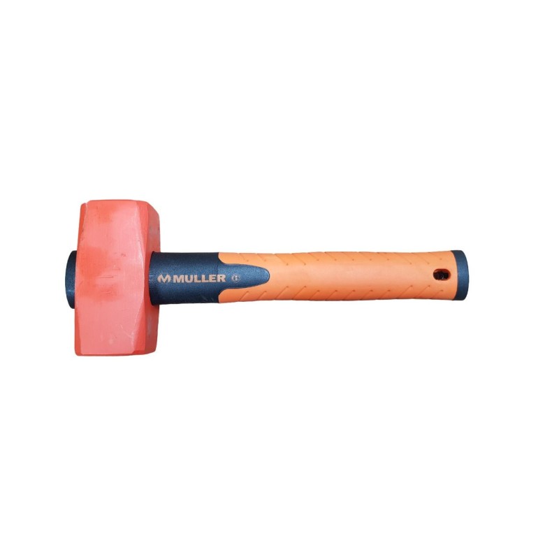 Massette 1,2kg manche fibre 26cm angles abbatu
