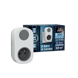 Repousseur rats et souris à ultrasons / impulsions électromagnétiques