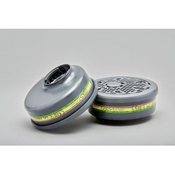 Lot de 2 filtres à baïonnette ABEK2HgP3