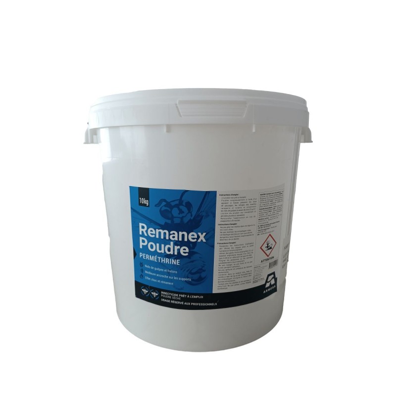 Poudre insecticide de contact pour traitement des nids de frelons