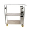 Chariot de travail ergonomique en aluminium pour horticulteurs