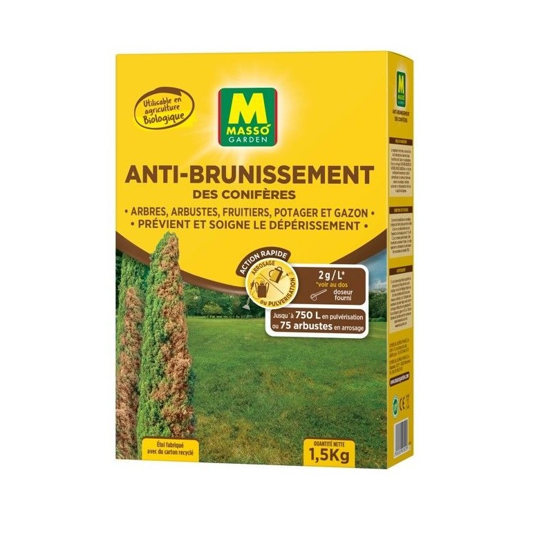 Anti brunissement des conifères UAB