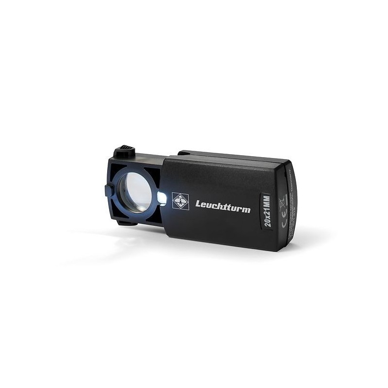 Loupe de poche lumineuse rétractable