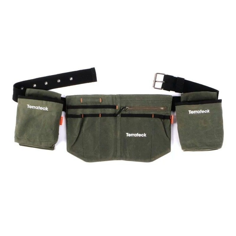 Ceinture porte outils en toile cirée