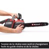 Tronçonneuse sans fil 2x18V