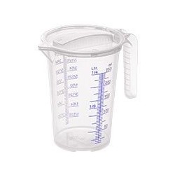 Couvercle PP pour mesure plastique graduée