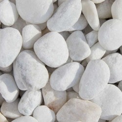 Bigbag 1m3/1500 kg crystal white galets blancs 16/32mm