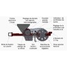 Semoir 2 rangs Ebra MS 22 Expert