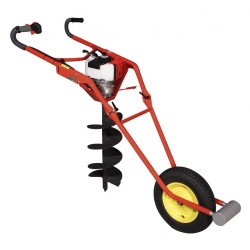 Tarière thermique sur brouette PF360 - Pflanzfuchs IP Matériels