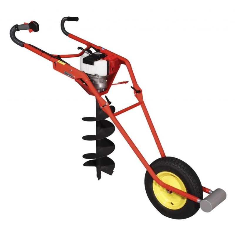 Tarière thermique sur brouette PF360 - Pflanzfuchs IP Matériels