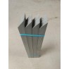 Piquet d'implantation chantier en plastique recyclé Triangle Outillage