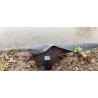 Piquet d'implantation chantier en plastique recyclé Triangle Outillage