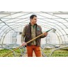 Binette à dents manuelle en acier avec manche bois - Growers
