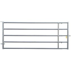 Barrière de pré extensible 1,10 à 2 m en acier galvanisé