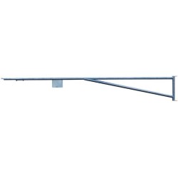 Barrière forestière extensible 3 à 5 mètres en acier galvanisé